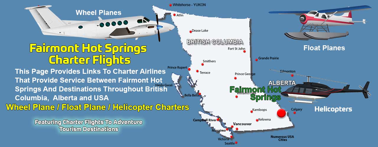 Fairmont Hot Springs BC Air Charter Directory